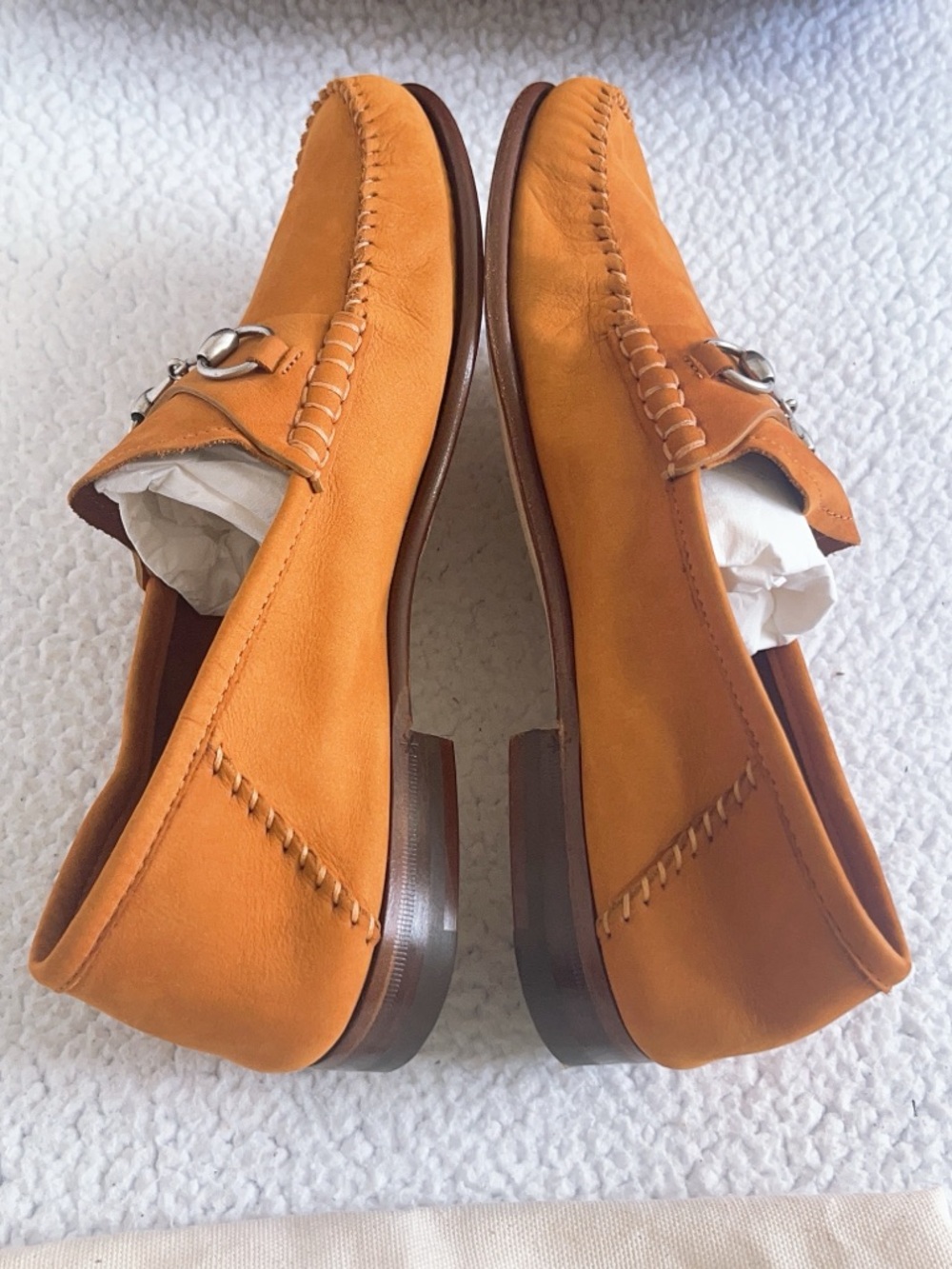 Gucci Women's Horsebit 1953 Suede  Loafers - Picture 7 of 16